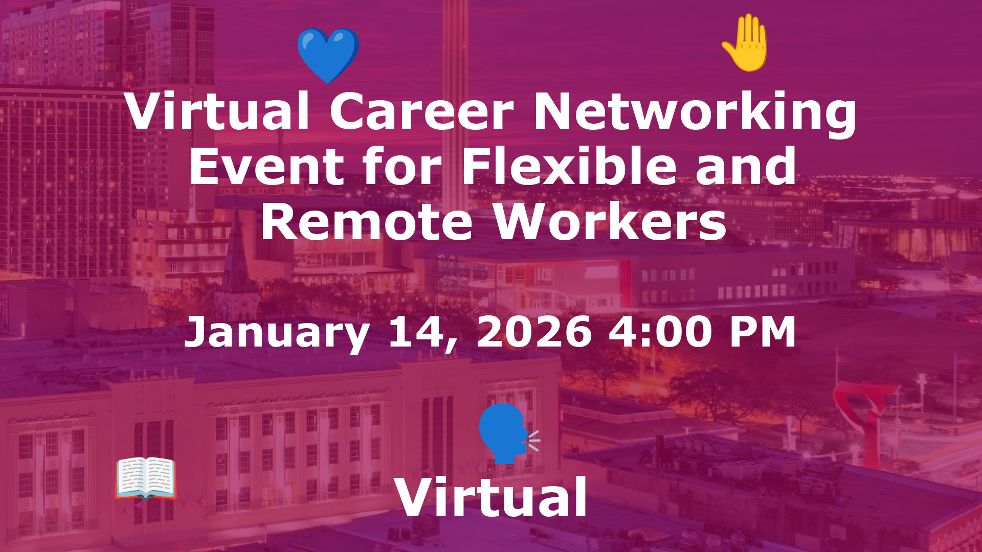 Virtual Career Networking Event for Flexible and Remote Workers event image